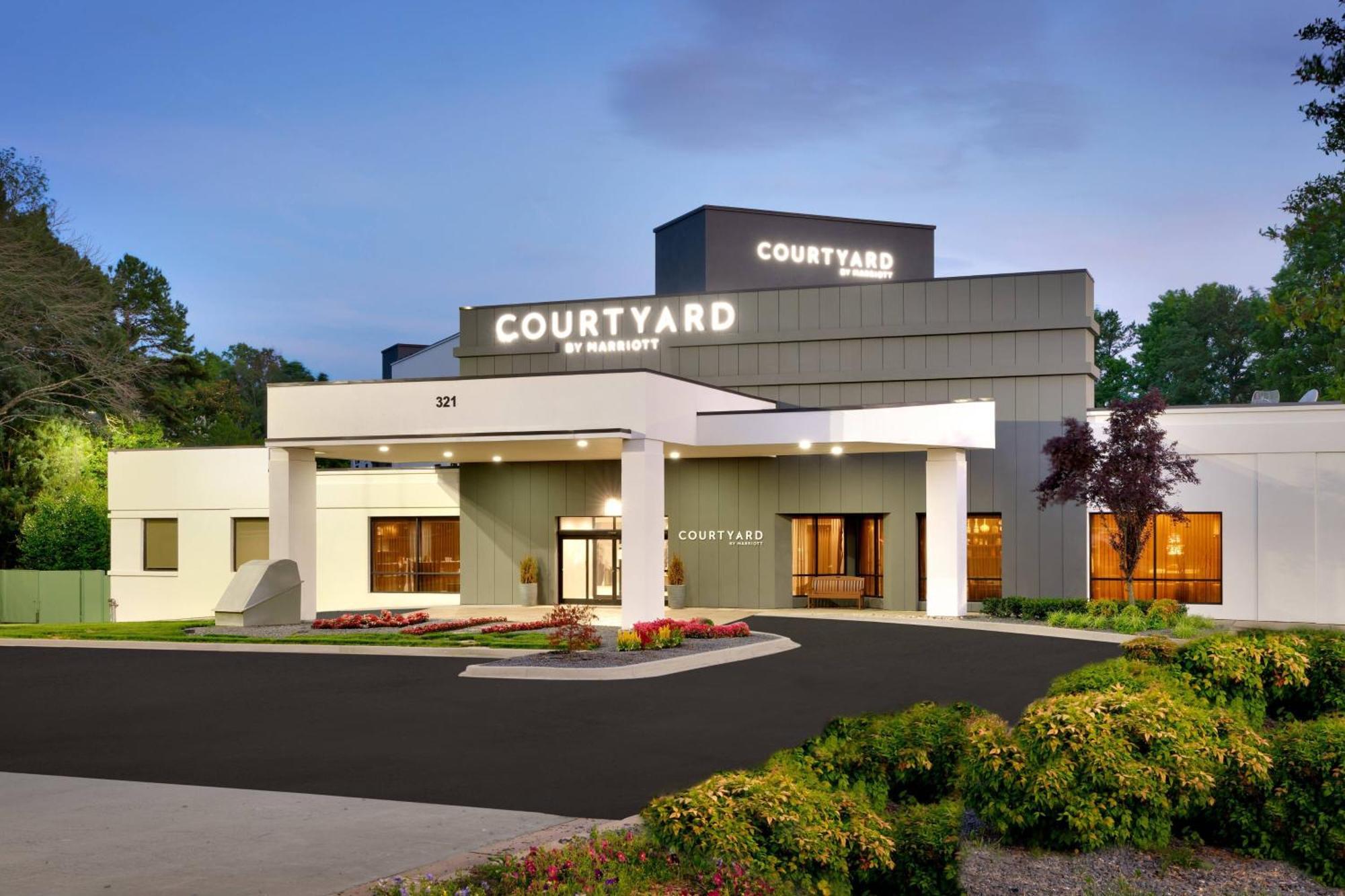 Courtyard By Marriott Charlotte Airport Loso Esterno foto